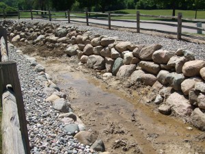 bioswale setup