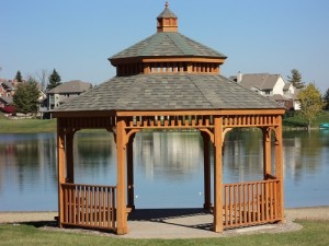 Gazebo on Pond