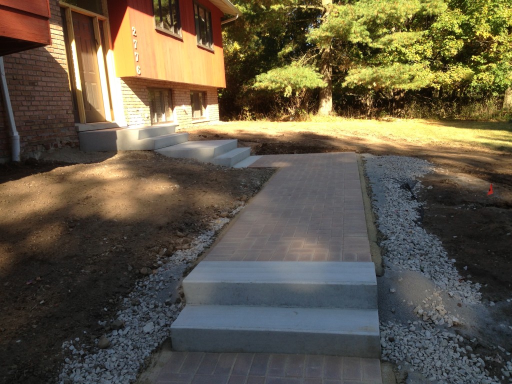 New Walkway With Steps