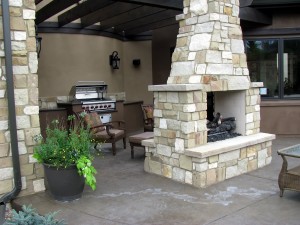 Patio Fireplace