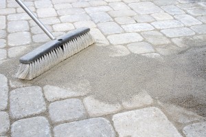 Installing brick pavers properly.