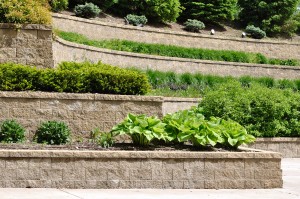 Tiered Retaining Wall