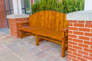 A bench over beautiful outdoor landscape