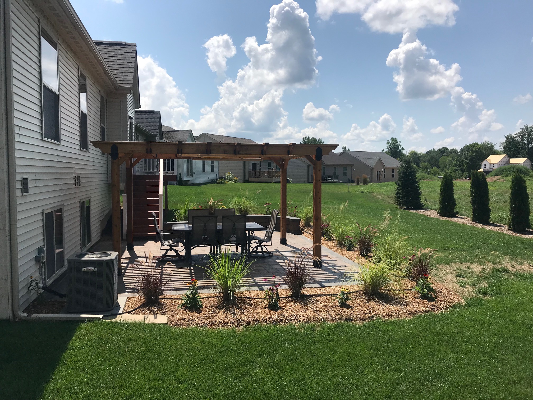 Owners are so happy with the results of their backyard makeover. 