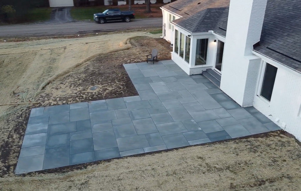 Paver Patio Area finished.